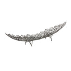 Thumbnail image #1 for Global Tableware Collective Zieher Buffet KG2336 Reef Oblong Tin Alloy Bowl, 165"W x 3-7/8"D x 5-1/2"H