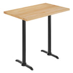 Thumbnail image #1 for Flash Furniture GSF-REC3048-NAT-T0522B-GG Rectangular Beech Butcher Block Tabletop, 30W x 48D x 42H in, Natural