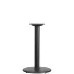 Thumbnail image #1 for Flash Furniture XU-TR18-GG Round Cast Iron Table Base, 18" Diameter x 30"H, Dining Height, 3" Column, Black Powder Coat