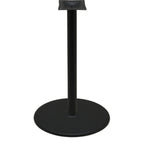 Thumbnail image #1 for Oak Street B30DISC-4-BAR Bar-Height Table Base, 30" Diameter, 4" Steel Column, Black Finish