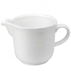 Thumbnail image #1 for International Tableware Marzano MZ-101 Porcelain Creamer, 6 oz, White, with Handle & Spout 1 Dozen