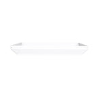 Thumbnail image #2 for G.E.T. M1512B-W . . Rectangular White Melamine Serving Platter, 15"L x 12"W x 1-1/2"H Case of 3