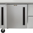 Thumbnail image #1 for Traulsen Dealer's Choice CLUC-72R-DW-LLD-WT CLUC Series Compact Undercounter Refrigerator with Work Top, three-section, 72"W, 18.80 cu. ft. capacity