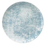 Thumbnail image #1 for Libbey Schonwald, Shabby Chic 9331232-63072 Porcelain Coupe Plate, Round, 12-5/8", Structure Blue
