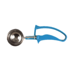Thumbnail image #1 for Thunder Group SLDS216G #16 2 oz Stainless Steel Disher with Blue Squeeze Handle Case of 36