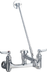 Thumbnail image #4 for Wall-Mount Service Sink Faucet with Vacuum Breaker, 6-1/2-Inch Spout, and 8-Inch Centers