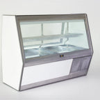 Thumbnail image #1 for Marc Refrigeration MFC-6 S/C Refrigerated Fish Display Case, 70"W, Triple-Pane Straight Glass, Rear Doors, Self-Contained Refrigeration
