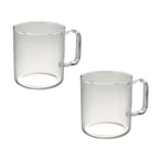 Thumbnail image #1 for Kadra Kitchenware Simax SX-2692/2 Glass Coffee Mugs, 10 oz., 2-Piece Set Case of 20