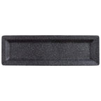 Thumbnail image #1 for Libbey APS Germany - Frostfire APS 30502 Rectangular Cast Aluminum Serving Tray, 2/4 GN, 20 7/8" x 6 3/8"