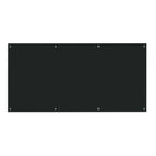 Thumbnail image #1 for AARCO Products 6BKGB4896NT Black Tempered Glass Markerboard, Frameless, 48" x 96"