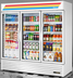 Thumbnail image #7 for True GDM-72-HC~TSL01 Three-Section Glass Door Refrigerated Merchandiser, Standard Look, Self-Contained Bottom-Mount