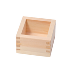 Thumbnail image #1 for Korin Inc Hinoki SAC-003 6 oz Square Cypress Wood Sake Box
