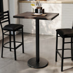 Thumbnail image #2 for Flash Furniture GSF-REC2430-DKBRN-TR18B-GG Rectangular Beech Butcher Block Tabletop, 24"W x 30"D