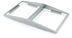 Thumbnail image #2 for Vollrath Double Angled Adapter Plate for Two Half-Size Pans, Stainless Steel