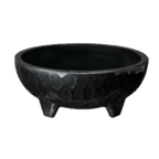 Thumbnail image #1 for G.E.T. Viva Mexico MOJ-801-BK Melamine Molcajete Bowl, 4 oz, Black 1 Dozen