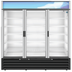 Thumbnail image #5 for Hoshizaki Three-Section Reach-In Glass Door Merchandiser Refrigerator, 56.04 Cu. Ft., Bottom-Mount Self-Contained