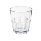 Thumbnail image #1 for G.E.T. Bahama 9955-1-CL Clear SAN Plastic Rock Tumbler, 5-1/2 oz, Stackable Case of 6 Dozen