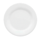Thumbnail image #1 for G.E.T. Diamond White WP-7-DW . . Melamine Plate, 7-1/2" Round, Wide Rim, White Dozen Case of 4 Dozen