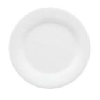 Thumbnail image #1 for G.E.T. GET WP-9-DW . . White Melamine Plate, 9-inch Round, Wide Rim Dozen Case of 2 Dozen