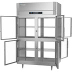 Thumbnail image #2 for Victory Refrigeration UltraSpec™ RSA-2D-S1-PT-HG-HC Pass-Thru Two-Section Reach-In Refrigerator, 48 cu. ft., Glass Half Doors, Self-Contained
