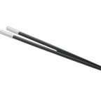 Thumbnail image #1 for Steelite International WNK, Table Accessory 5360S372 Chopstick Set, 9-7/8" Black with Silver-Plated Tip 1 Dozen