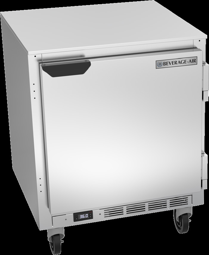 Product image #6 for Beverage-Air UCR27HC 27-Inch One-Section Shallow-Depth Undercounter Refrigerator