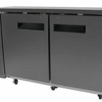 Thumbnail image #2 for SABA SBB-24-48SS Two-Section Back Bar Cooler, 48-7/8 in. W, 11.8 cu. ft., 2 Solid Doors, Stainless Steel Exterior