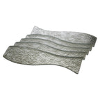 Thumbnail image #2 for Eastern Tabletop Kalydo 16041C White Tempered Glass Serving Tray, 17-3/4"L x 16-3/4"W