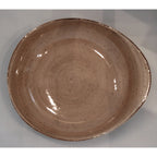 Thumbnail image #1 for Tableware Solutions USA Rustics by Continental 30PEB232-06 Pasta Plate/Bowl, 10" Oval China, Pebble Brown Case of 12