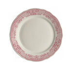 Thumbnail image #1 for Steelite International HL Ivory HL54463923 9" Round China Plate, Carolyn Willow Rim Rose, Scalloped Edge Case of 2 Dozen