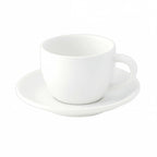 Thumbnail image #1 for 1880 Hospitality Verge by Oneida® L5800000505 Porcelain Espresso Saucer, 4-1/4" Round Coupe, Rolled Edge, Warm White Case of 4 Dozen