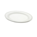 Thumbnail image #1 for G.E.T. Venetian - EGS M1713OV-NW . . Oval Melamine Platter, 17 x 13 x 1-3/4 in, White, Beaded Edge Case of 4