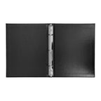 Thumbnail image #2 for Risch PINE3RING-LINEN 4.25X11 Single Vinyl 3-Ring Menu Binder, Linen, 4-1/4" x 11" Case of 25