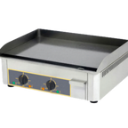 Thumbnail image #1 for Equipex LLC Roller Grill PSS-600 Countertop Electric Griddle, Smooth Steel Plate, 23"W x 15"D Cooking Surface, Thermostatic, Stainless Steel