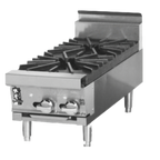 Thumbnail image #1 for Montague Company Legend C12-5 Heavy-Duty Gas Range Add-A-Unit, 12-Inch, 2 Open Burners, Countertop, Stainless Steel Front