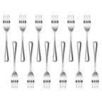 Thumbnail image #2 for New Star Foodservice Inc. 58482 6-Inch 18/0 Stainless Steel Salad Fork, 2.2mm Gauge, Bead Pattern Case of 24 Dozen