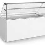 Thumbnail image #1 for GTI Designs Kubo KBVS-2500 Refrigerated Bakery Display Case, Straight Glass, Self-Contained, Full Service, 1 Shelf, 100.8"W