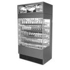 Thumbnail image #1 for RPI Industries Olympus SCAS60R-III Open-Air Refrigerated Display Case, 60"W x 85"H, 4 Adjustable Stainless Steel Shelves, Self-Contained