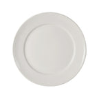 Thumbnail image #1 for Tuxton China Columbia WEA-123 Ceramic Plate, 12-3/8-Inch Round, Eggshell 1 Dozen