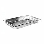Thumbnail image #1 for Thunder Group STPA3002PF Full-Size Perforated Steam Table Pan, 2-1/2" Deep, 24 Gauge 18/8 Stainless Steel Case of 12