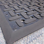 Thumbnail image #1 for Cactus Mat Vip 2540-C15 Grease-Resistant Black Rubber Floor Mat, 3' x 15', 1/4" Thick