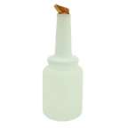 Thumbnail image #1 for Thunder Group PLSNP02B Plastic Storer and Pour Bottle, 2 Quart, Brown, Color-Coordinated Spout and Cap Case of 6
