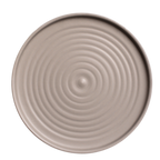 Thumbnail image #1 for Vertex China Elements E-D6-S Round China Plate, 6-1/4-Inch, Embossed Rim, Stone Case of 3 Dozen