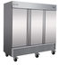 Thumbnail image #5 for Serv-Ware 3-Door 3-Section Reach-In Refrigerator, 72 Cu. Ft., Self-Contained Bottom Mount, 115V