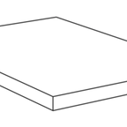 Thumbnail image #1 for Eastern Tabletop H945CK Buffet Cutting Board Tile, 31-7/16" x 22-1/4", Black Polyethylene with Stainless Steel Edge