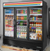 Thumbnail image #5 for True GDM-72-HC~TSL01 Three-Section Glass Door Refrigerated Merchandiser, Standard Look, Self-Contained Bottom-Mount