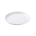Thumbnail image #1 for TableCraft Products 11514 Round Melamine Plate, 9" Diameter, White Case of 6
