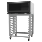 Thumbnail image #1 for Cadco XAFS-183 Standard Convection Oven, Digital Controls, 3-Pan Capacity, Stainless Steel, Open Base Stand