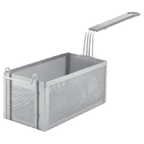 Thumbnail image #1 for Keating of Chicago 061725 Rectangular Stainless Steel Pasta Basket, 14-Split, 11-7/8" L x 6-1/4" W x 5-3/8" D