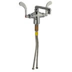 Thumbnail image #1 for AllPoints Foodservice Parts & Supplies Zurn® 1171418 Lead-Free Deck-Mount Lab Faucet, 4" Wrist Handles, 6" Swivel Spout